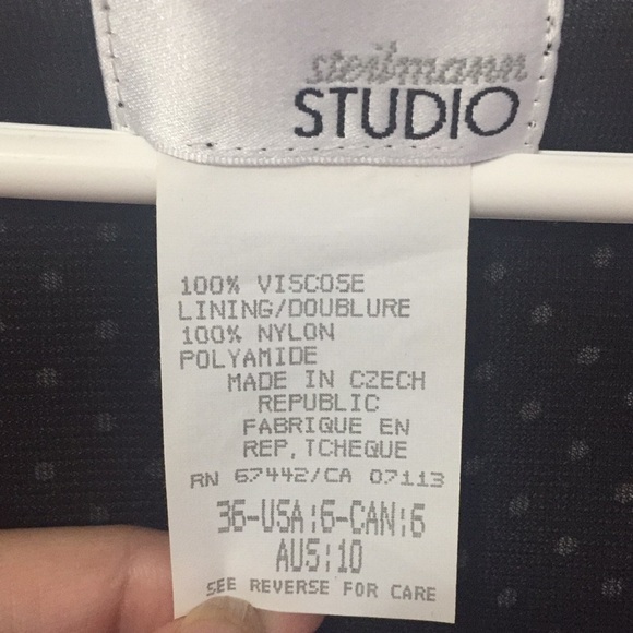 Steilmann Studio Black Polka Dot Dress - Picture 6 of 9